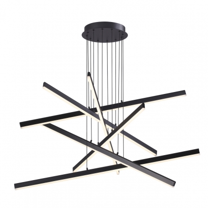 Подвесной светодиодный светильник Odeon Light Rudy 3890/96L для гостиной, цвет черный