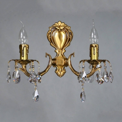 Бра Ambiente Benisa 2226/2 AB Tear Drop для гостиной площадью до 4 кв.м., цвет бронза,  в классическом стиле