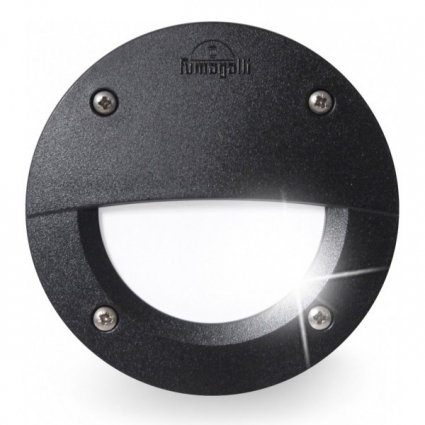 Уличный светодиодный светильник Fumagalli Leti 100 Round-EL 2C3.000.000.AYG1L на площадь до 2.5 кв.м., цвет черный