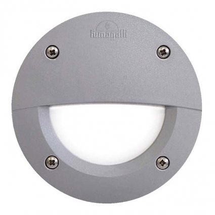 Уличный светодиодный светильник Fumagalli Leti 100 Round-EL 2C3.000.000.LYG1L на площадь до 2.5 кв.м., цвет серый