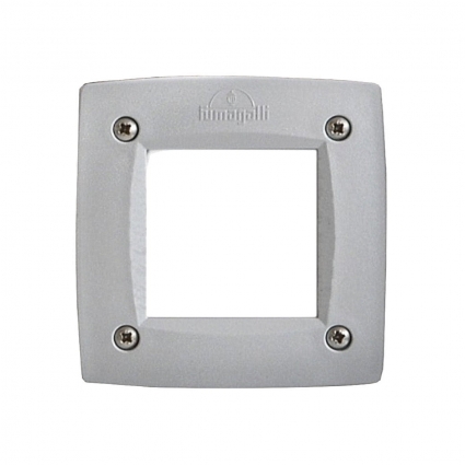 Уличный светодиодный светильник Fumagalli Leti 100 Square 3C1.000.000.LYG1L на площадь до 2.5 кв.м., цвет серый