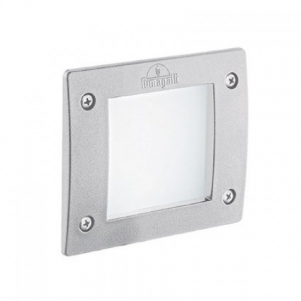 Уличный светодиодный светильник Fumagalli Leti 100 Square 3C1.000.000.WYG1L на площадь до 2.5 кв.м., цвет белый