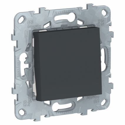 Выключатель кнопочный Schneider Electric Unica New 10A 250V NU520654