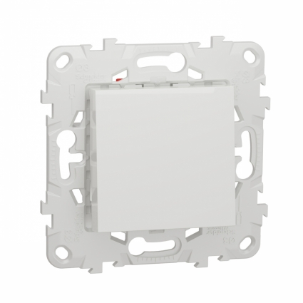 Переключатель одноклавишный перекрестный Schneider Electric Unica New NU520518, цвет белый