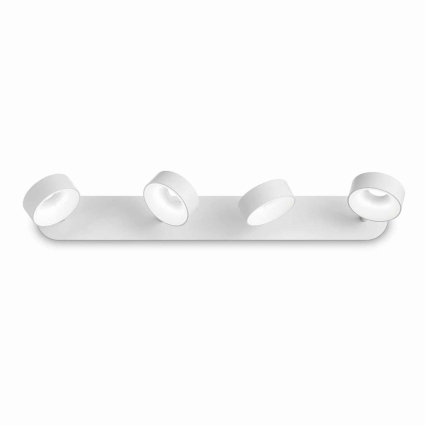 Светодиодный спот Ideal Lux Oby PL4 для спальни, цвет белый