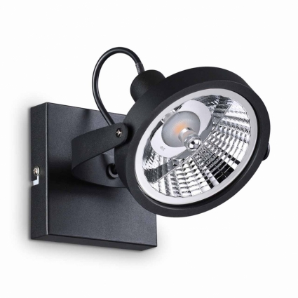 Спот Ideal Lux Glim PL1 Nero для магазина, цвет черный