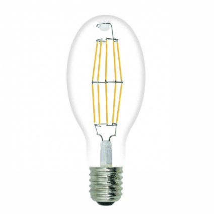 Лампа светодиодная филаментная (UL-00003761) Uniel E40 30W 6500K прозрачная LED-ED90-30W/DW/E40/CL GLP05TR