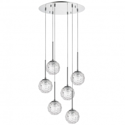 Подвесная люстра Lightstar Bari 815260 для гостиной, цвет хром
