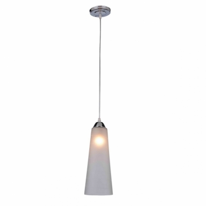 Подвесной светильник IDLamp Iris Glos 236/1-Chrome для кухни площадью до 3.3 кв.м.,  в стиле ретро