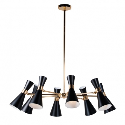 Подвесная люстра Lightstar Dumo 816087 для гостиной, цвет черный