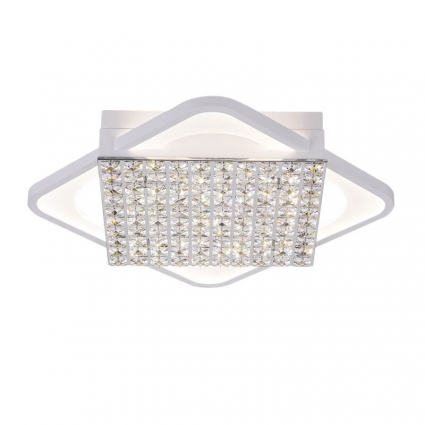 Потолочный светодиодный светильник Ambrella light Modern Acrylic FA124 для гостиной, цвет белый