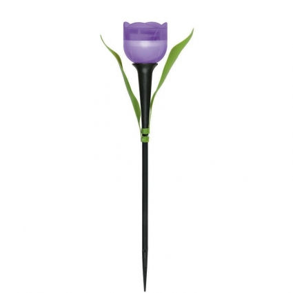 Светильник на солнечных батареях (UL-00004278) Uniel Promo USL-C-453/PT305 Purple Tulip, цвет фиолетовый