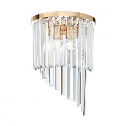 Настенный светильник Ideal Lux Carlton AP3 Oro для гостиной, цоколь E14