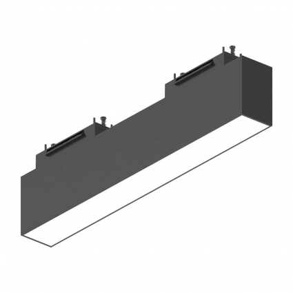 Трековый светодиодный светильник Ideal Lux Arca Wide 30 cm 4000K для магазина, цвет черный