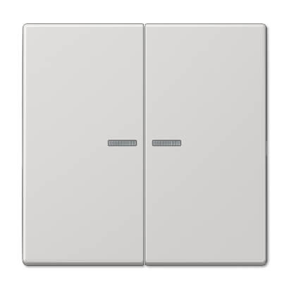 Клавиша двойная перекидная Jung LS995KO5LG, цвет серый