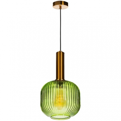 Подвесной светильник Loft IT 2072-B+BR для кухни площадью до 3 кв.м., цвет зеленый