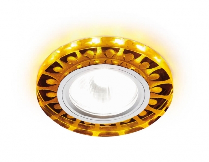 Встраиваемый светильник Ambrella light Сompo Led S219 WH/CH/YL для гостиной, цвет хром