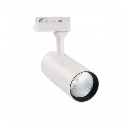 Трековый светодиодный светильник (UL-00005935) Volpe ULB-Q276 15W/4000К WHITE для экспозиции, цвет белый