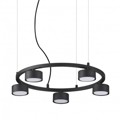 Подвесная люстра Ideal Lux Minor Round SP5 для офиса, цоколь GX53