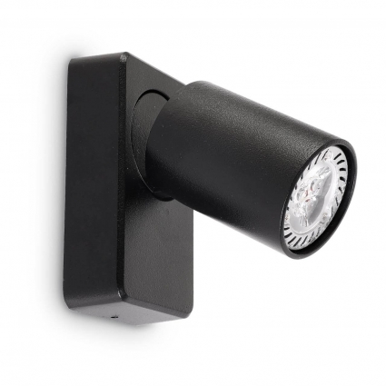 Спот Ideal Lux Rudy AP1 Nero для прихожей, цоколь GU10