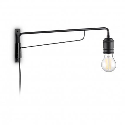 Бра Ideal Lux Triumph AP1 Nero для гостиной, цоколь E27