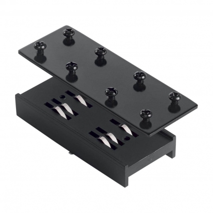 Коннектор прямой Ideal Lux Arca Linear Connector для магазина, цвет черный