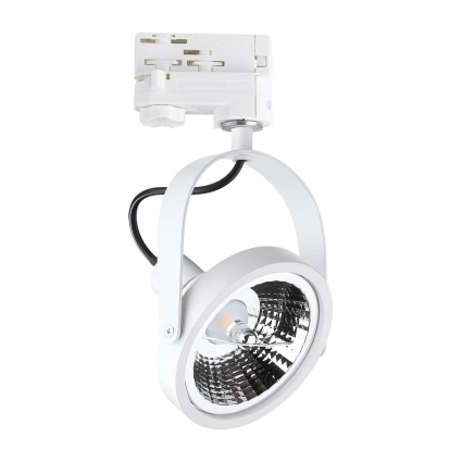 Трековый светильник Ideal Lux Glim Track Bianco для магазина, цоколь GU10