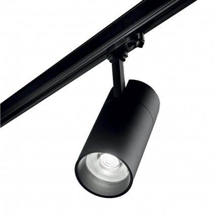 Трековый светодиодный светильник Ideal Lux Quick 15W CRI80 30 3000K BK Dali для магазина, цоколь LED