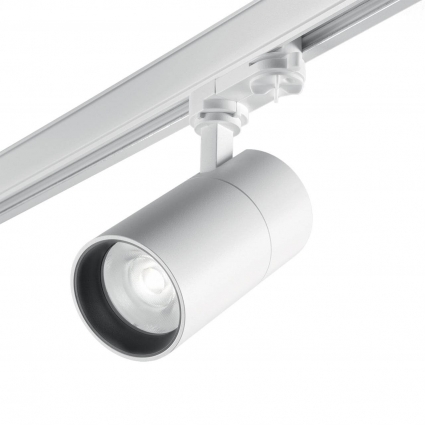 Трековый светодиодный светильник Ideal Lux Quick 15W CRI80 30 3000K WH Dali для магазина, цоколь LED