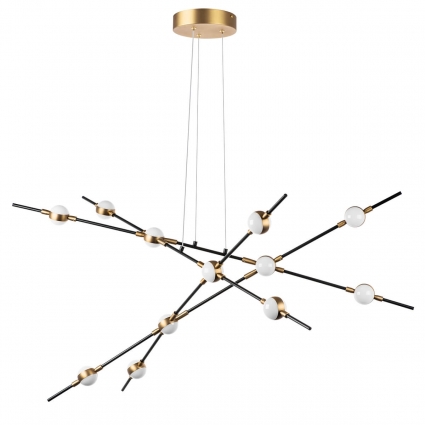 Подвесная светодиодная люстра Lightstar Bergamo 745247 для спальни, цоколь LED