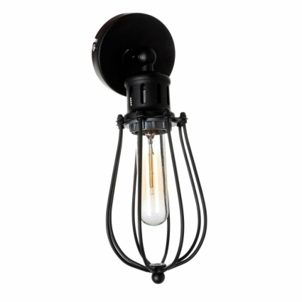 Бра Spot Light Lorenzo 9980104 для прихожей площадью до 3.3 кв.м., цвет черный,  в стиле лофт