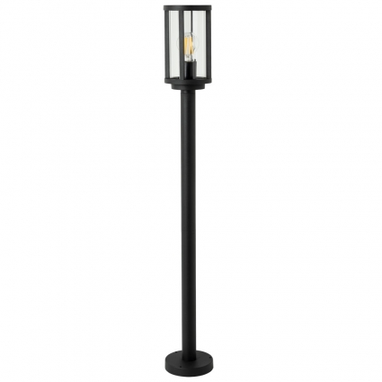 Уличный светильник Arte Lamp Toronto A1036PA-1BK на площадь до 2 кв.м., цоколь E27