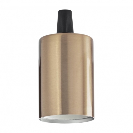 Патрон Ideal Lux Portalampada E27 Liscio Ottone Brunito