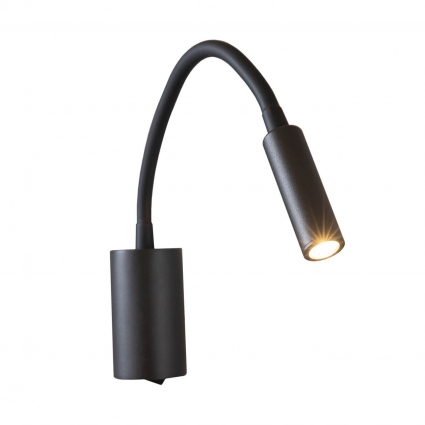 Бра Loft IT Stick 10009BK для спальни площадью до 1.5 кв.м.