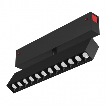 Трековый светодиодный светильник Denkirs DK8006-BK для гостиной площадью до 3 кв.м.