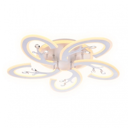 Потолочная светодиодная люстра Ambrella light Original FA512 для спальни площадью до 20 кв.м.