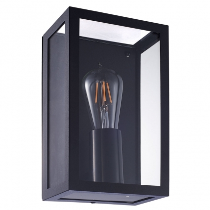 Уличный настенный светильник Arte Lamp Belfast A4569AL-1BK на площадь до 1.5 кв.м., цоколь E27
