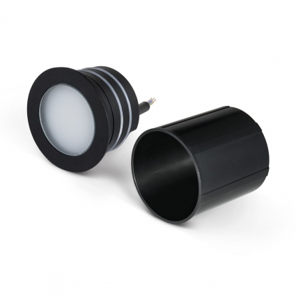 Встраиваемый светодиодный светильник Elektrostandard MRL LED 1108 черный 4690389098826 для прихожей площадью до 1 кв.м.