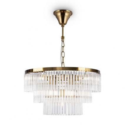 Подвесная люстра Maytoni Colonne MOD093PL-09BS для гостиной, цоколь E14