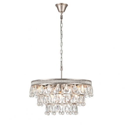 Подвесная люстра Vele Luce Augostina VL3253P06 на площадь до 12 кв.м., цоколь E14,  в классическом стиле