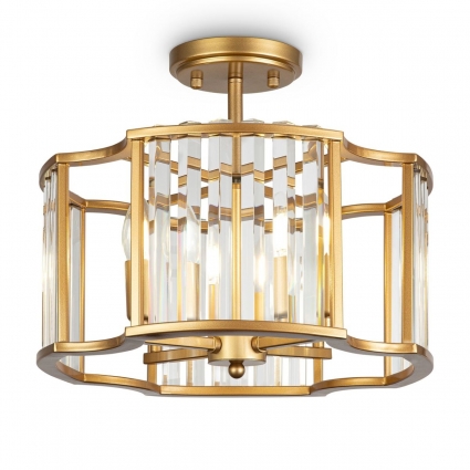 Потолочная люстра Maytoni Solar MOD087CL-04G для кухни, цоколь E14
