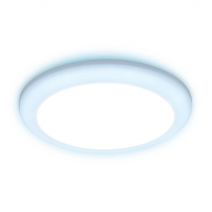 Встраиваемый светодиодный светильник Ambrella light Led Downlight DCR312 для офиса, цвет белый,  в современном стиле