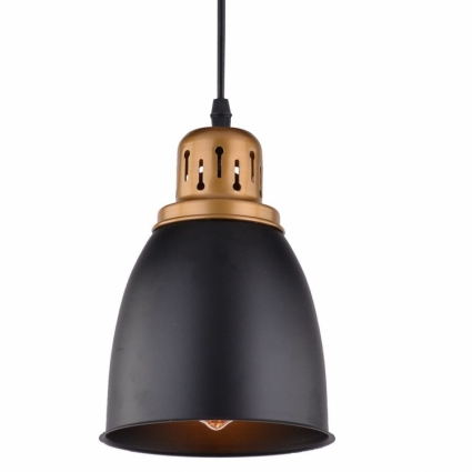 Подвесной светильник Arte Lamp Eurica A4248SP-1BK для кафе и ресторанов площадью до 3.3 кв.м.,  в стиле лофт