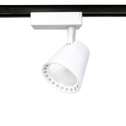 Трековый светодиодный светильник Ambrella light Track System GL5975 для магазина, цвет белый,  в современном стиле