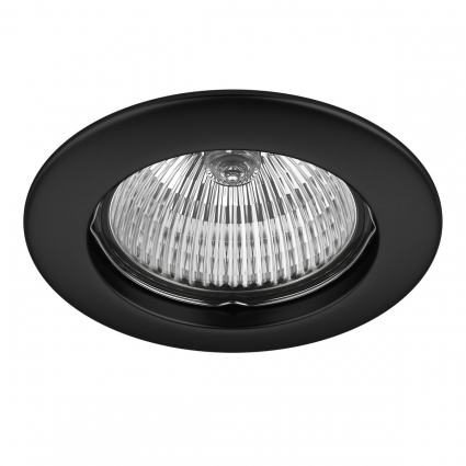 Встраиваемый светильник Lightstar Lega 16 011017 для прихожей, цвет черный,  в современном стиле