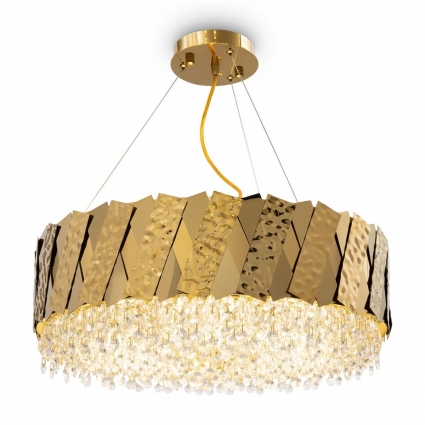Подвесная люстра Maytoni Artistico MOD017PL-05BS для гостиной, цвет латунь,  в стиле арт-деко