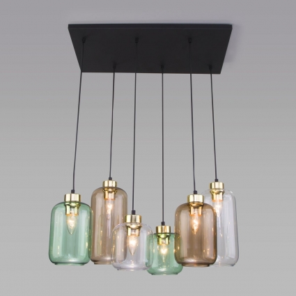Подвесной светильник TK Lighting 3328 Marco Green для кафе и ресторанов площадью до 24 кв.м.