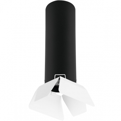 Потолочный светильник Lightstar Rullo (214497+202436) R497436 для гостиной, цвет черный,  в стиле Хай-тек