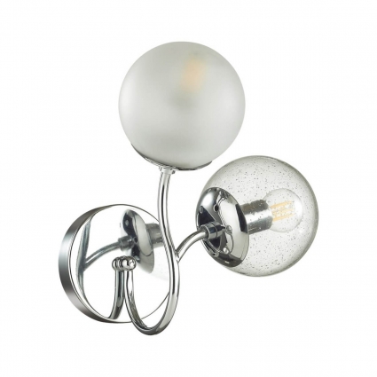 Бра Lumion Candice 4554/2W для спальни площадью до 4 кв.м., цвет хром,  в стиле модерн