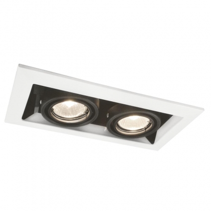 Встраиваемый светильник Arte Lamp Cardani Piccolo A5931PL-2WH для магазина площадью до 2 кв.м.,  в стиле Хай-тек